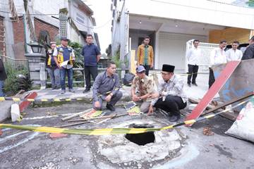 Pemkot Batu Perbaiki Jembatan Suropati Demi Kelancaran Arus Mudik Lebaran