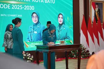 Sertijab Ketua TP PKK Kota Batu, Siti Faujiah Siap Jalankan Tugas