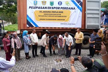 Ekspor Perdana Produk UMKM Batu Tembus Singapura