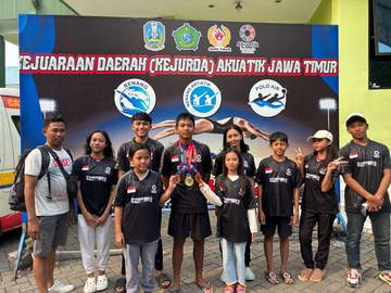Atlet Aquatic Asal Kota Pasuruan Raih 3 Medali di Kejurda Aquatic Jatim 2025 