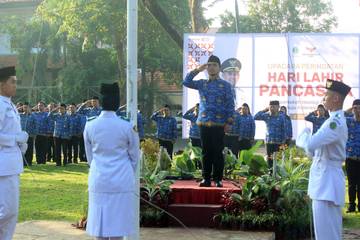 Wali Kota Pasuruan Pimpin Upacara Harlah Pancasila