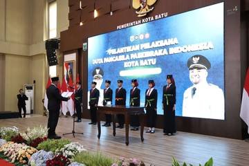 Hari Lahir Pancasila, Walikota Batu Lantik Duta Pancasila