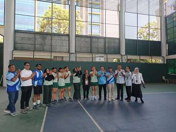 Tenis Putri Kota Malang Raih Emas Beregu Porprov