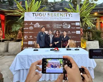 Tugu Serenity Tawarkan Konsep Pernikahan Tak Biasa
