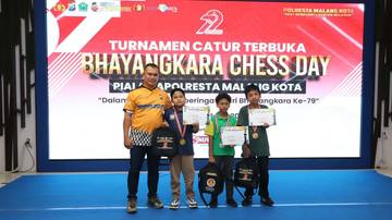 Ratusan Atlet Ikuti Bhayangkara Chess Day 2025