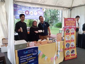 Mahasiswa BINUS Bantu UMKM Lewat Desain Digital