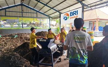 BRI Peduli Dukung Pengembangan Inovasi Produk Kompos