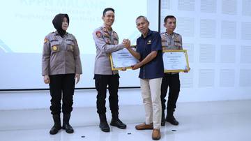 Polresta Makota Raih Penghargaan Penyerapan Anggaran Terbaik KPPN