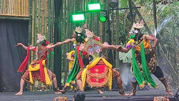 Gebyak Wayang Topeng Malang Digelar di Boonpring Turen