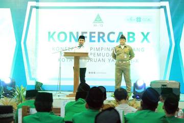Walikota Pasuruan Hadiri Konfercab X GP Ansor