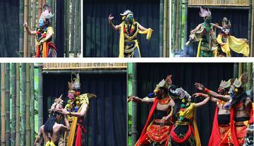 Lakon Panji Winisudo dalam Gebyak Wayang Topeng Malang
