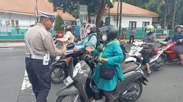 Operasi Zebra Semeru, Polisi Tegur Ratusan Pelanggar Lalin