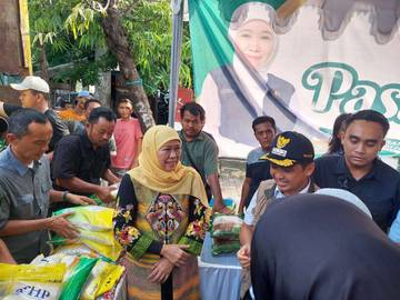 Warga Pasuruan Sambut Antusias Pasar Murah 
