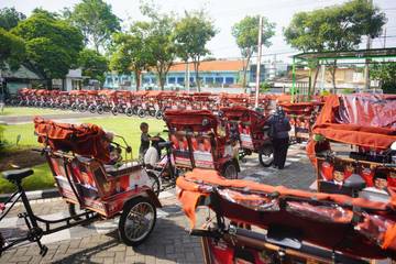 Becak Listrik Bantuan Presiden Akan Jadi Transportasi Wisata