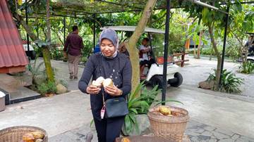 Liburan Penuh Cerita di Kampung Coklat, Anak-Ortu Senang 