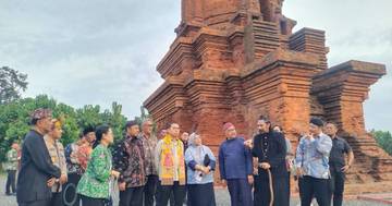 Menbud Fadli Zon Apresiasi Revitalisasi Candi Jabung Probolinggo