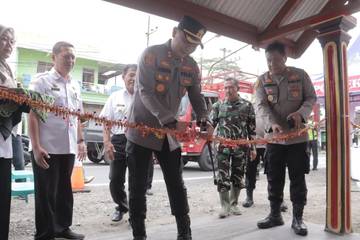 Kapolres Blitar Resmikan Pangkalan Ojek Bhayangkara