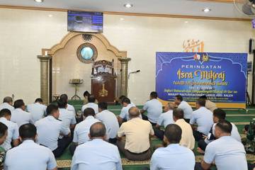 Meneladani Rasulullah, Lanud Abd Saleh Peringati Isra Mikraj