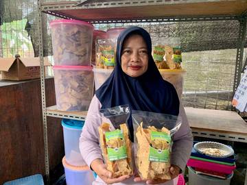 Kripik Tempe Desa Sumberejo Pandaan Jadi Favorit Warga 