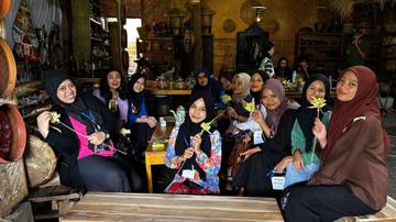 Mahasiswa KKN UMM Sinau Budaya di KBP