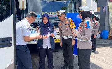 Ops Keselamatan Semeru 2026, Polresta Ramp Check Bus