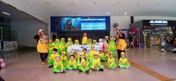 Puluhan Siswa TK Belajar Jadi Penumpang KA yang Cerdas