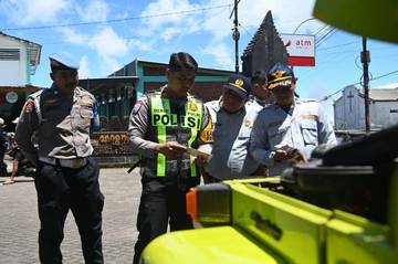 Satlantas Polres Pasuruan Ramp Check di Wisata Bromo
