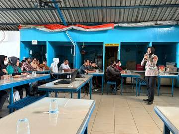 Ribuan Buruh Pabrik Seafood Ikuti Sosialisasi Safety Riding