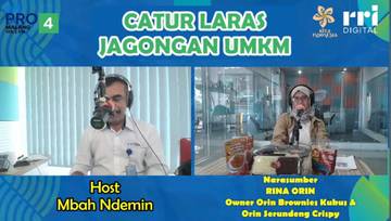 Jagongan UMKM Angkat Perjalanan Orin Brownies Kukus