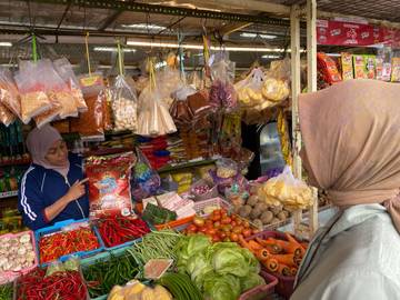 Sidak Pasar Among Tani Kota Batu, Harga Stabil