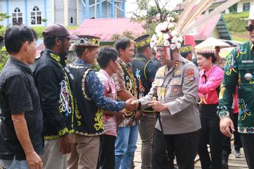 Wilayah Kondusif, Kapolda Apresiasi Warga Perbatasan Long Ampung