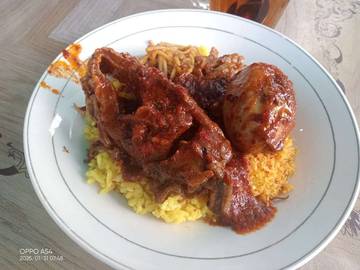 Nasi Kuning Menjadi Menu Utama Sarapan Pagi