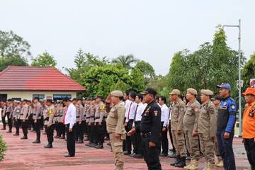 Cek Kesiapan, Apel Gelar Pasukan Operasi Keselamatan Kayan Dilaksanakan 