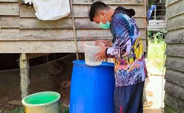 Perliharan Ikan Hias Pemakan Jentik di Rumah Bagian dari PSN