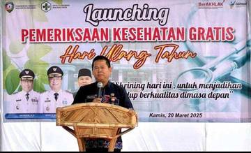 Sekda Malinau Melaunching PNPKG di 17 Puskesmas di Kabupaten Malinau