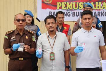 Polisi Amankan J atas Kepemilikan Sabu