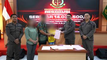 DRS, Terpidana Kekerasan Anak Bayar Restitusi Rp14 Juta