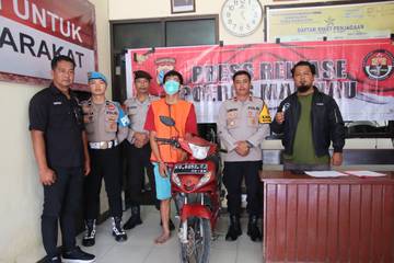 Baru Bebas, Residivis Kembali Diciduk Usai Curi Motor