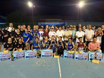 Tutup BMC 2025 Cabor Basket, Wabup Nikmati Pertandingannya