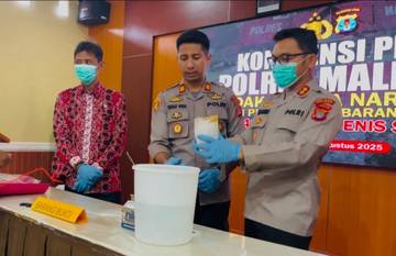 Modus Kirim Sabu Hampir 1 Kg Lewat Malinau