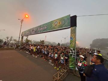 Palibu Run  5K dan 10K Diikuti Ratusan Peserta