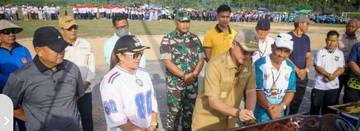 Bupati Resmikan Stadion Mini dan Infrastruktur di Malsel