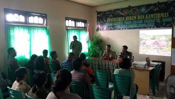 Jaga Kamtibmas Lingkungan, Warga Diberikan Penyukuhan Hukum