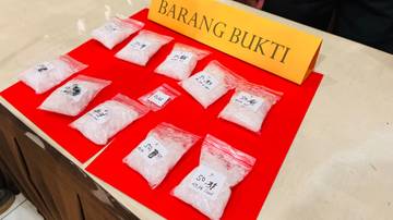 Modus Baru Peredaran Narkotika Malinau, BB Setengah Kilogram