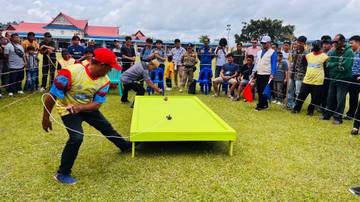 ‎Semarak Lomba Gasing Hadirkan Semangat Kebersamaan Irau Malinau