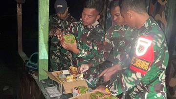 Pamtas di Long Nawang Amankan 750 Peluru Senpi Penabur