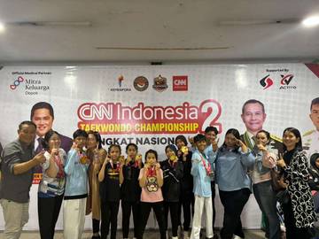 Taekwondo Intimung Borong 10 Medali di Kejuaraan Nasional