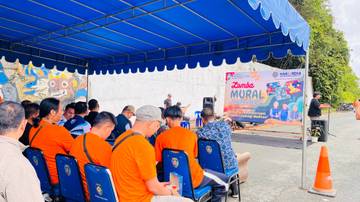 ‎Inspektorat Gunakan Seni Jalanan untuk Perkuat Budaya Antikorupsi