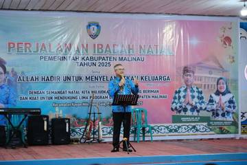 Natal bersama Pemda Malinau Dimulai Dari Long Sule