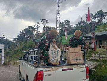 523 Botol Miras Diamankan Pamtas Pos Long Nawang